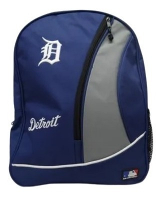 Morral Mlb Béisbol Detroit Azul Con Gris  