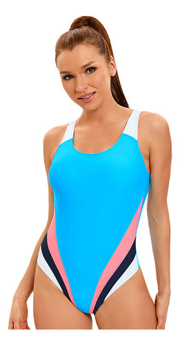 Nuevo Traje De Baño Deportivo De Una Pieza Femenino Lake Blu