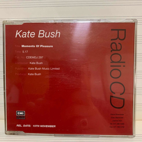 Kate Bush - Moments Of Pleasue - Single Cd