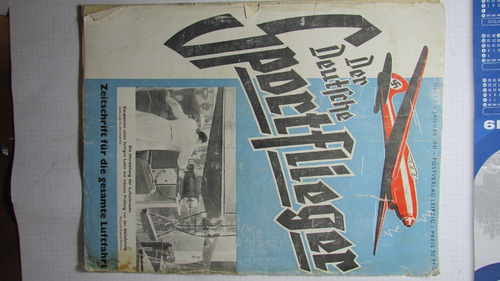 Ww2 Revista Aeronáutica Deportivo Alemán Enero 1941  