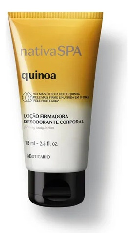  Nativa Spa Quinoa Loção Corporal 75ml O Boticário