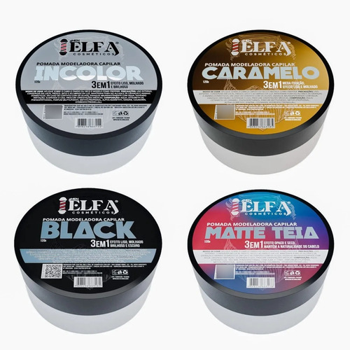 Imagem 4 de 4 de 20 Pomadas Elfa Incolor 120g