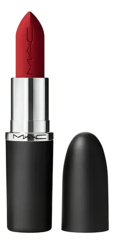 Labial Mac Macximal Silky Matte 12 Horas | Tono Ruby Woo | Cobertura Total Mate Sedoso | Enriquecido Con Mantecas