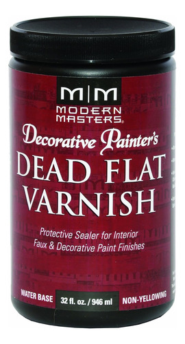 Dp609-32 Interior Dead Flat Varnish, 32 Oz