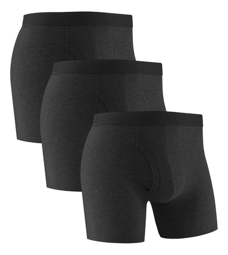 C 3 Piezas A La Moda Para Hombre, Color Liso, Transpirable,