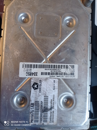 Ecu Computadora De Motor Dodge Aven. 2.4 2012-14 P05150761ab (Usado)