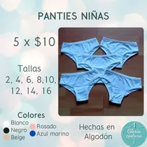 Comprar Set De 5 Panties Niñas Y Juveniles