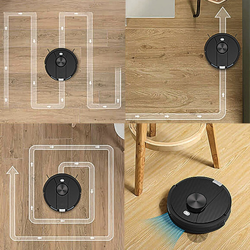 Smart-tek Ava Pro Max Aspiradora Robot Mopper Wifi Mapeo Negro