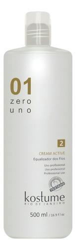 Alisado 01 Zero Uno Cream Active Kostume  X 500ml