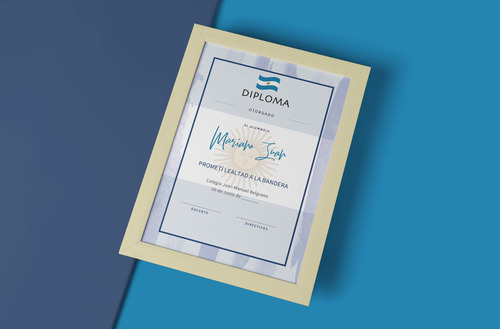 Kit Imprimible Diseños Diplomas Jura Lealtad Bandera M7