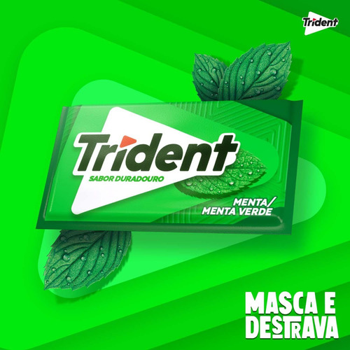 Trident Menta Com 21 Unidades 8g