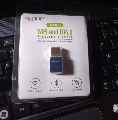 Mini Usb Wifi 150mbps & Bluetooth 4.0 Tarjeta Red Windows Pc