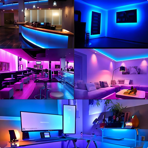Fita Led Rgb 5mt Iluminação Decoração Piscina Sanca Env 24h Tensão de operação 12V 127/220V