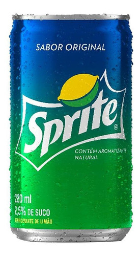 Refrigerante Lata Sprite Original Limao 220 Ml Fardo Com 6