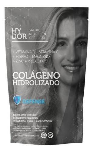 Colageno Hidrolizado Hydor Defense Naranja 250grs