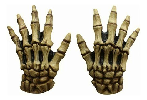 Accesorio Manos Junior Skeleton Hands Bone-colored Halloween Beige Calavera