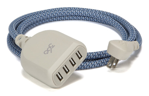 Cable Extension Usb Trenzado 4.8 4 Puerto 6 Pie Crepusculo