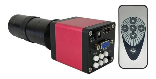Câmera Microscópio Digital 720p Trinocular 14mp + Lente 130x