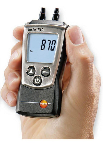 Manometro Medicao De Pressao Diferencial C/ Mangueira Testo