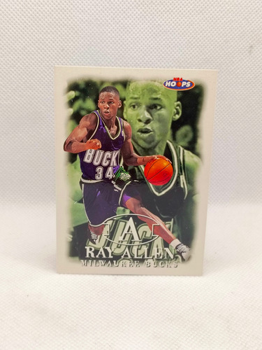Cv Ray Allen 1998 Nba Hoops Carta De Primer Año