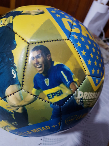 Pelota Dribbling Boca Juniors Número 5 Exelente Condiciones Azul (Usado)