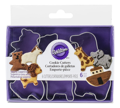 Juego Cortador Mini Animales Arca De Noe Wilton 2308-1206