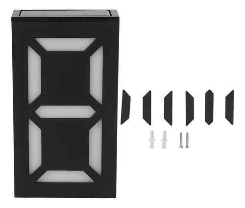 Luz Led Solar Para Número De Casa, Jardín, Dirección Con Ene