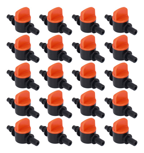 50 Válvulas De Riego Por Goteo De 4/7 Mm De Diámetro Exterio