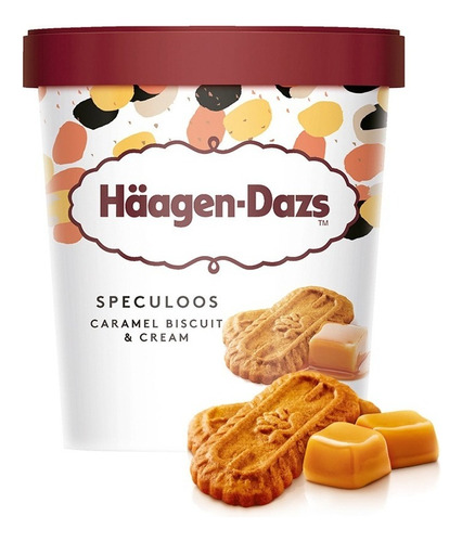 Helado Haagen Dazs Caramel Biscuit 473 Ml.