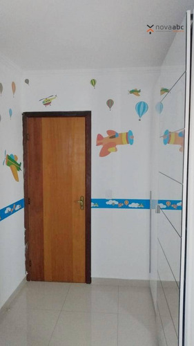 Cobertura Com 2 Dormitórios À Venda, 63 M² Por R$ 425.000,00 - Vila Humaitá - Santo André/sp - Co0969