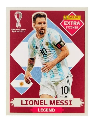 Lionel Messi - Figurinha Extra Bronze - Copa Do Mundo 2022 - Escorrega o  Preço