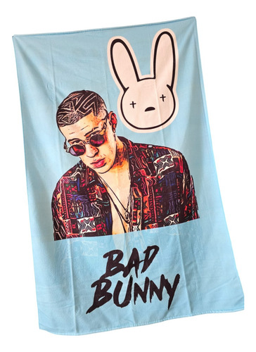 Toalla Grande Bad Bunny Providencia Celeste Bad Bunny