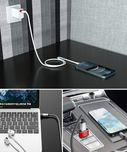 Imagen 5 de 7 de Adaptador Usb C Hembra Macho Para Cable iPhone