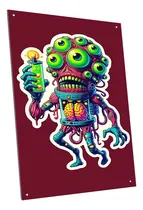 Comprar Cartel Chapa Decorativo Zombies Muertosvivos B78