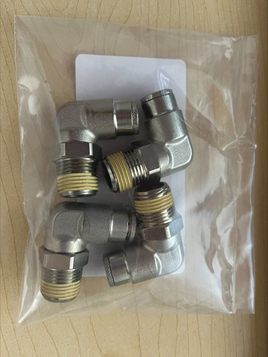 Conector Codo 90º Tubo 3/8 - 3/8 Npt