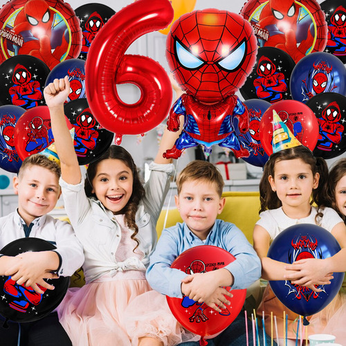 Globos Numero 6 Años Decoración Globos Cumpleaños Para Niñas Bordó