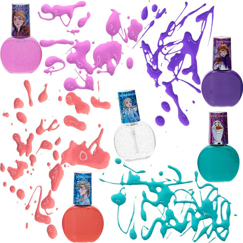 Esmaltes Para Niñas Frozen X18 Color