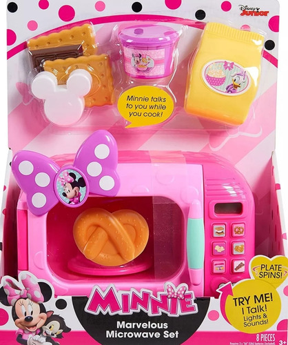 Microhondas Minnie Marvelous Microwave Set Disney Junior 586
