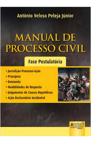 Manual De Processo Civil - Fase Postulatoria, De Antonio  Veloso Peleja Jr.. Editora Jurua, Capa Dura Em Português