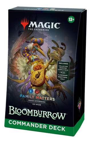 Mazo De Commander Magic The Gathering Bloomburrow 100 Cartas