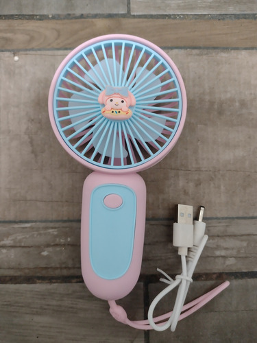 Ventilador Portátil Recargable Sanriopompupurin Cinamonroll Melody