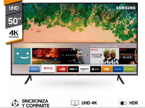 Smart Tv Led Samsung 4k 50 Uhd Apps Navegador Netflix