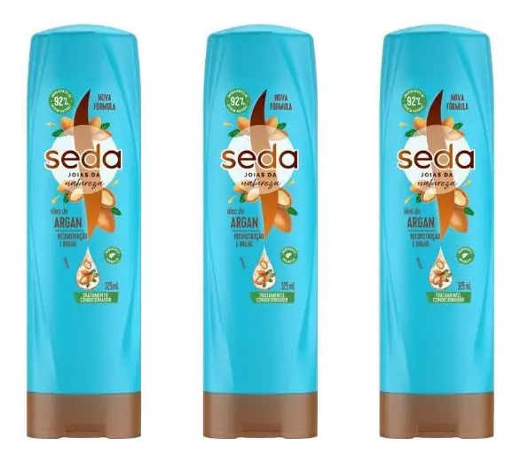 Seda Condicionador seda 325ml oleo de argan-kit 2 Condicionador
