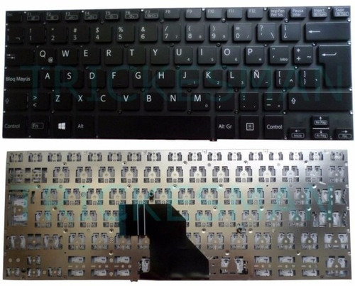 Teclado Sony Svf144b1eu Svf14325clw Svf14413clw Svf142c29u