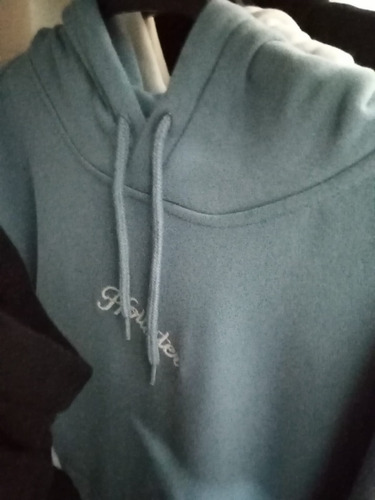 Imagen 2 de 10 de Sudaderas Buzo Con Capucha Logo Bordado Hollister