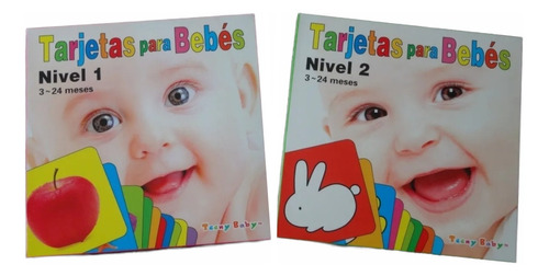 48 Tarjetas Estimulación Temprana Para Bebes Nivel 1 Y 2