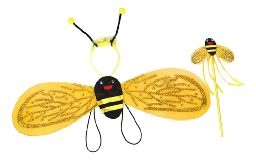 Disfraz De Abejorro Y Miel Para Niñas Y Niños, Diadema Con