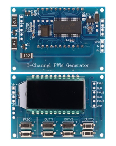 Generador De Frecuencia Ciclo Ajustable 1 Hz A 150 Khz 3 Sal