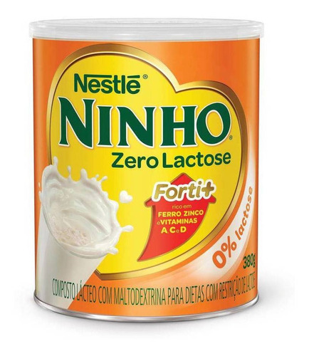 Leite Em Pó Ninho Zero Lactose 380g - Nestlé