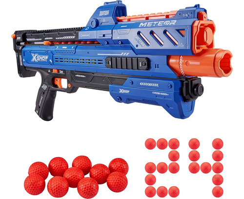 X-shot Chaos Orbit Dart Ball Blaster (24 Rondas), Blue ...